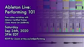 Ableton Live: Performing 101 | Hosted by Ableton x dolltrck