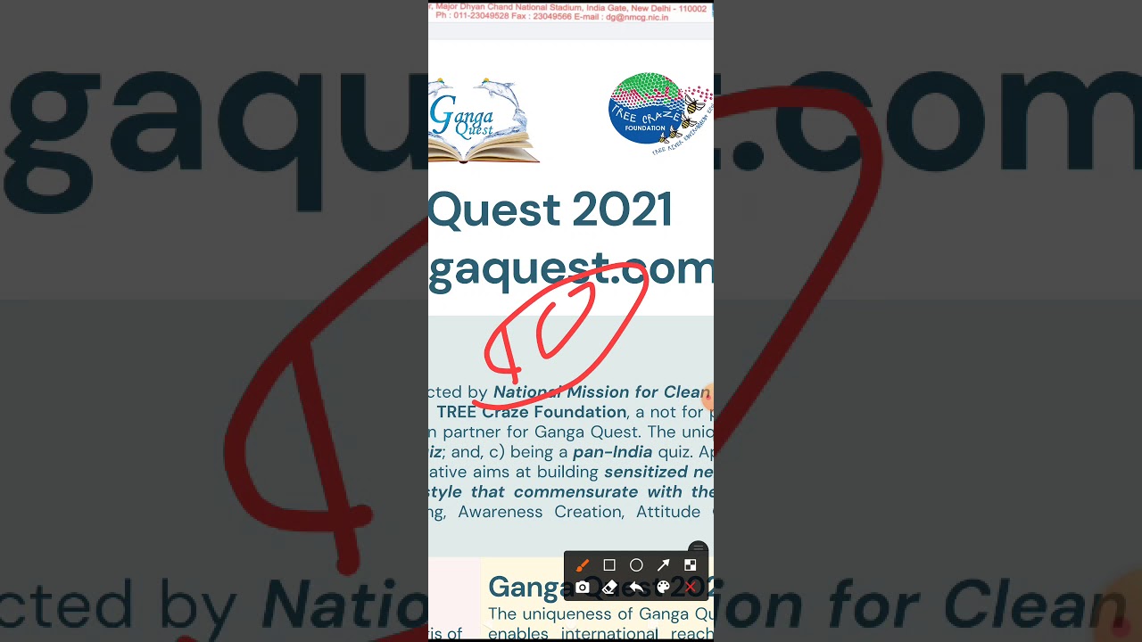 2021 online quiz competition Ganga quest // how to participate in Ganga quest// last date / result 👍