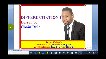 5-Differentiation By Using Chain Rule
