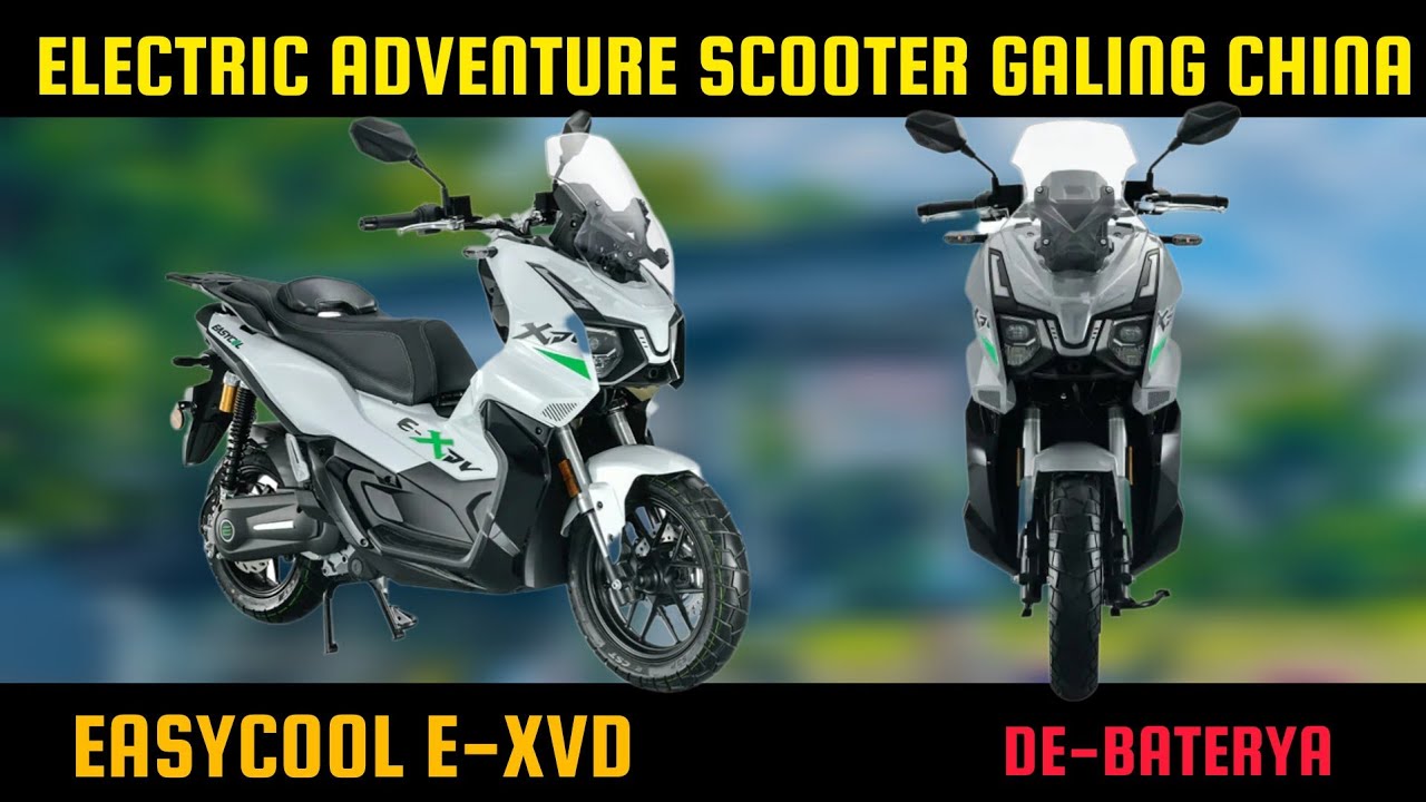 Easycool EASYCOOL E-XVD ELECTRIC ADVENTURE SCOOTER - YouTube