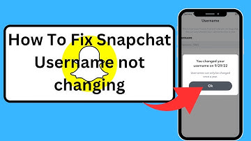 Snapchat Username Not Changing | How To Change Snapchat Username without waiting 1 Year (iPhone)