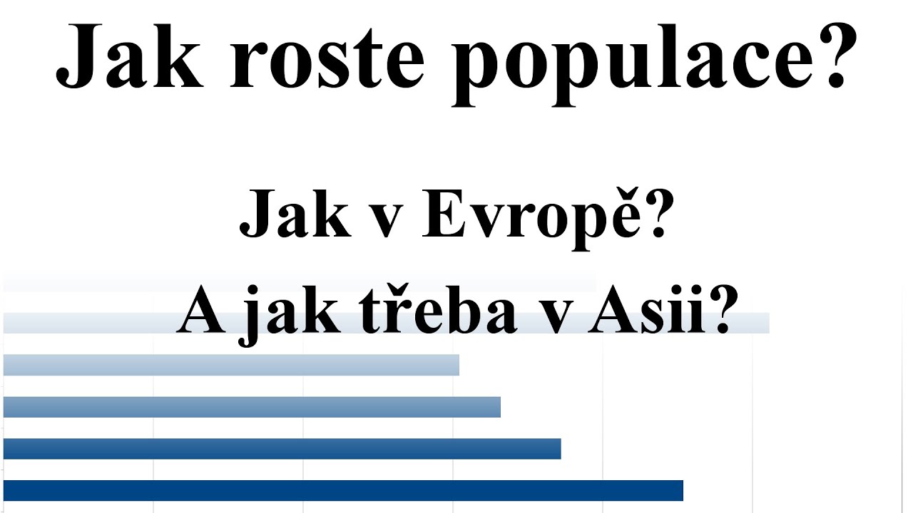Jak roste populace v Evropě a jak v Asii, Africe, Americe nebo Austrálii? - Info na dlani