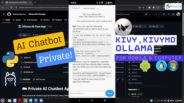 Privé Ollama-AI-chatbot voor smartphones en desktops met KivyMD, Kivy en Python