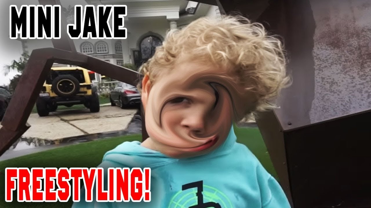 MINI JAKE PAUL FREESTYLING *DAH WAS LIT* - YouTube