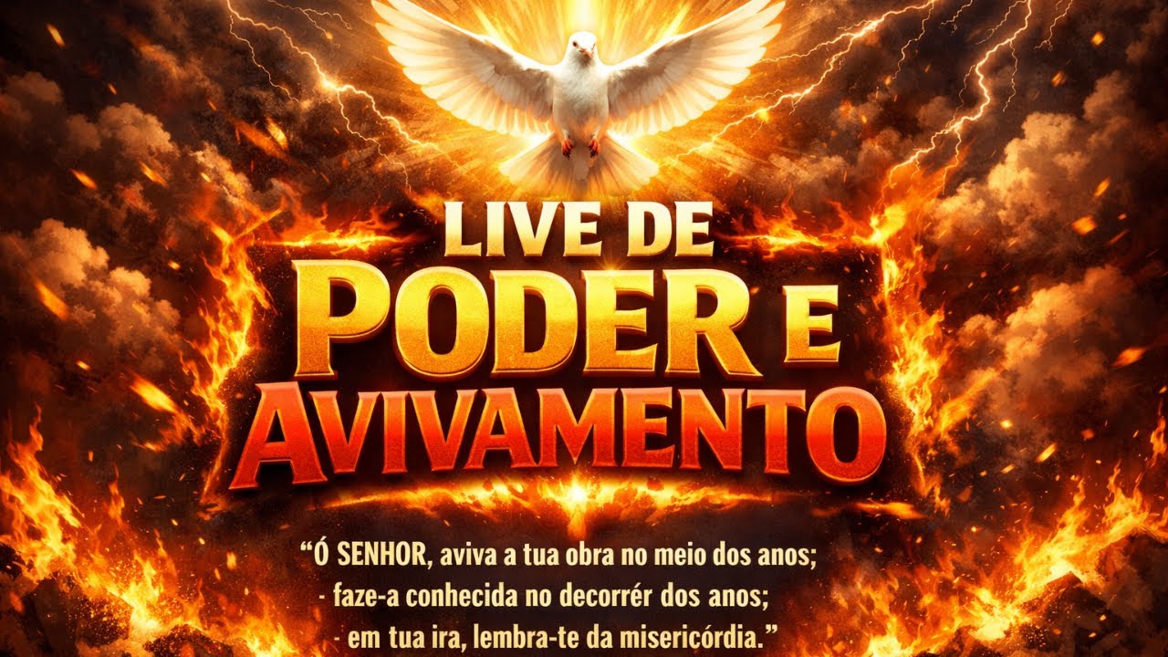 Live de poder e avivamento