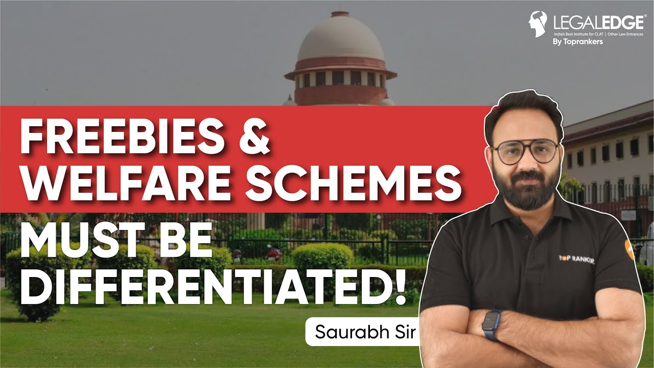 Freebies and Welfare Schemes | Difference Between Freebies and Welfare Schemes | Freebies Debate