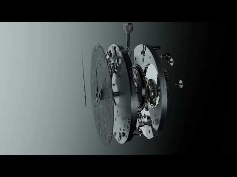 CGI mechanical watch exploded animation | Blender project
