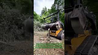 Total Destruction John Deere Mulcher Shred Trees in Second: Ultimate Forestry Mulching Compilation
