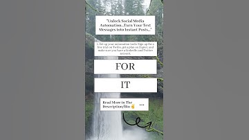 "Unlock Social Media Automation...Turn Your Text Messages into Instant Posts…"