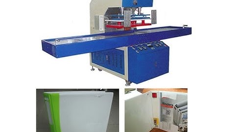 High frequency PVC folder welding machine