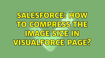 Salesforce: How to compress the image size in visualforce page?
