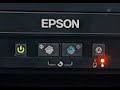 Reset Epson ink LED error  L110 L210 L350  L382  L486... حل مشكلة ضوء الحبر في طابعات الإيبسون تانك