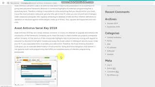 Avast Activation Code + Premier License key+ Registration Key 2018