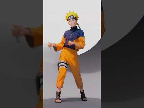 Naruto | うずまきナルト【 poke dance】 #aianimation #anime #pokemon #shorts #naruto