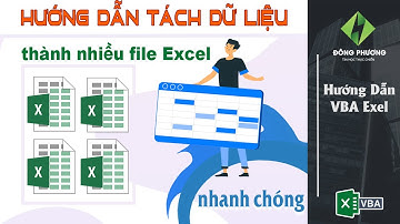 Cách Tách File Excel Thành Nhiều File nhanh chóng, tự động bằng VBA | Tin Học Đông Phương