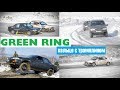 Зимний этап Зеленогорск обзор тест драйв Toyota Carina / прыжок / трамплин