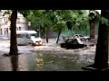 Наводнение в центре Днепропетровска