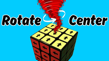 How To Rotate Center Piece 180 Degrees #rubikscube #3x3