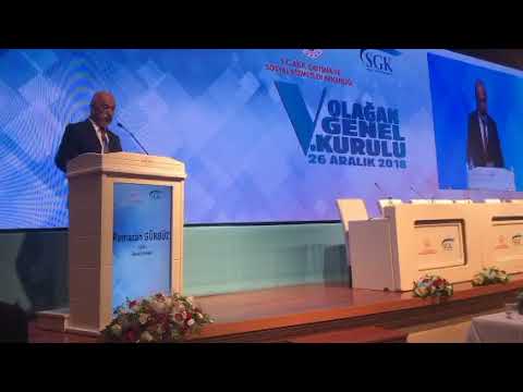 KESK Genel Sekreteri Ramazan Gürbüz - SGK Genel Kurulu -