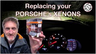 Replacing your 981 Porsche's HID-xenon headlight bulbs