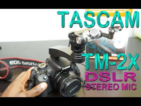 Tascam TM2X DSLR Stereo Microphone First Look