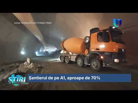 Șantierul de pe A1, aproape de 70%