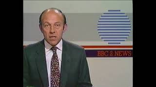 BBC2 News and continuity 12th October 1982