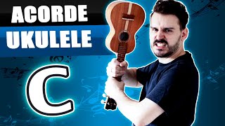 COMO FAZER Acorde C no ukulele