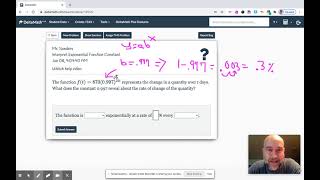 L41b Alg2 Interpret Exponential Function Constant
