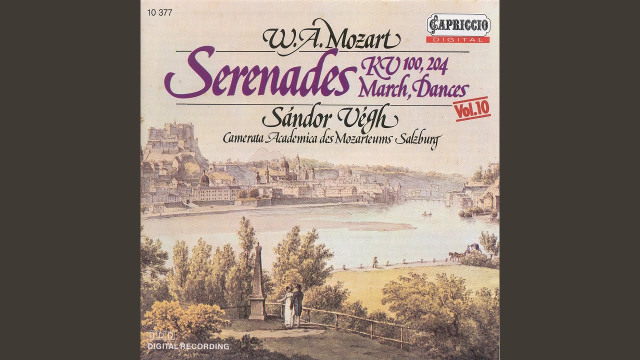 Obejrzyj Serenade No. 1 in D Major, K. 100: V. Menuetto - Trio - Menuetto w YouTube