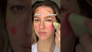 Celebrity Glam V/S natural makeup 💄❣️#makeup #short #treding #viral Profile