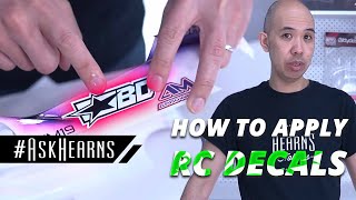 How To Apply RC Decals| #askHearns screenshot 2