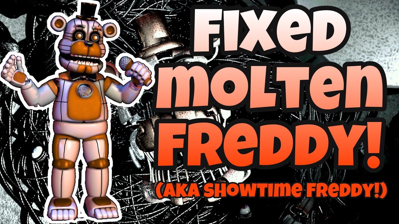 Fnaf 6 Speed Edit - Fixed Molten Freddy / Showtime Freddy! 