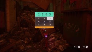 Stray slums Safe code number How to open 1st safe