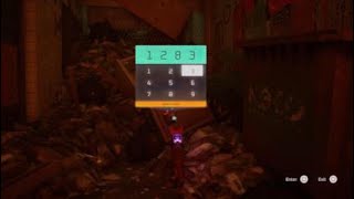 Stray slums Safe code number How to open 1st safe