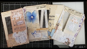 #roxysweeklychallenge - Week 5 - Recycled envelope window flip with pocket