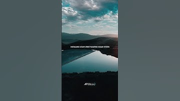 We had the opportunity to Install the first floating solar system in Utah. Link to full video