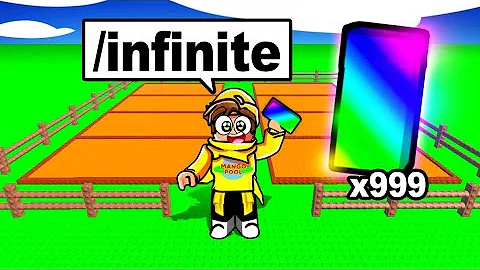 Starting Over With ADMIN COMMANDS in Roblox Grow A Garden!