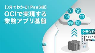 【3分でわかる!PaaS編】OCIで実現する業務アプリ基盤【TIS株式会社】