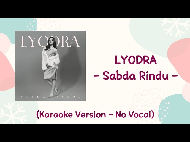 Lyodra - Sabda Rindu (Karaoke Version - No Vocal) class=