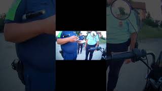 Встреча с ДПС 🚓  подписывайся на мой ТГ #девушканамото #мото #покатушки #дпс