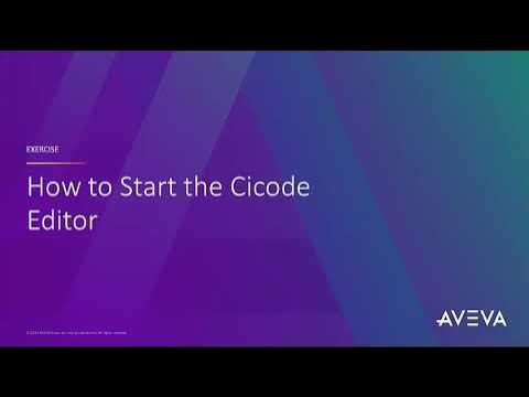 Exercise 1.4 | How to Start the Cicode Editor | Plant SCADA 2023 Cicode ...