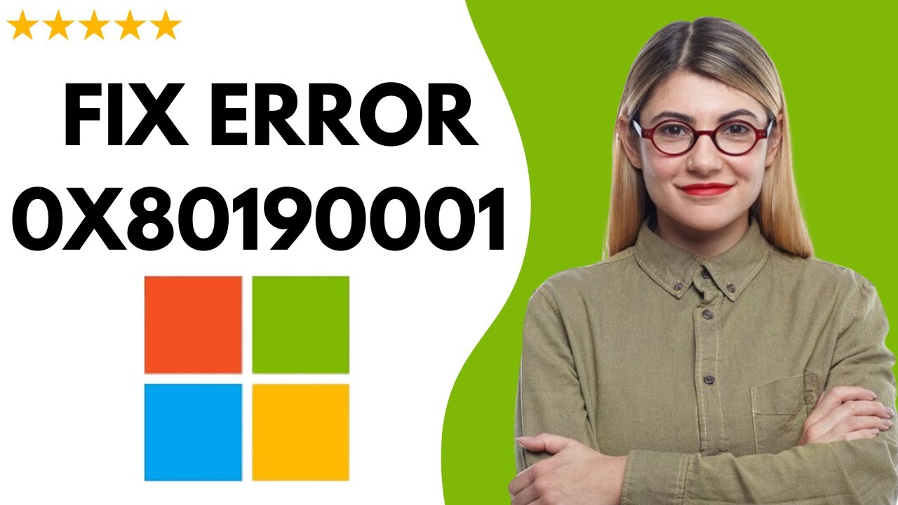 ✅ How to FIX MICROSOFT ACCOUNT ERROR 0X80190001 - FULL UPDATED GUIDE 🚀✨😱✅