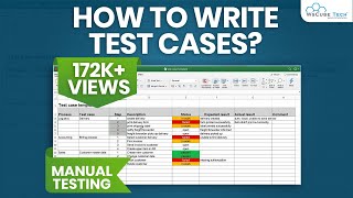 LIVE PROOF 🔴: How to Write Test Cases in Manual Testing with Example - Complete Tutorial