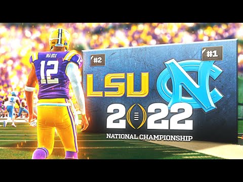 THE NATIONAL CHAMPIONSHIP vs #1 UNC ! Road To Glory #13 NCAA 14 College Football Revamped