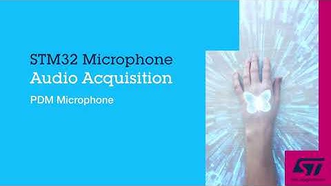 STM32 Microphone Audio Acquisition: Part 2, PDM Microphone