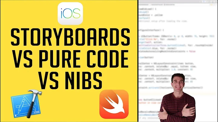 Storyboards vs Code vs Nib