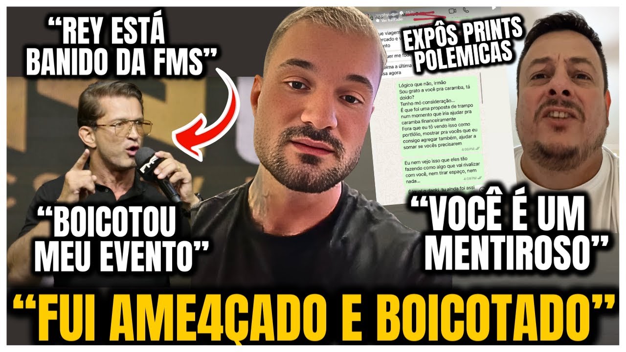 POLÊMICA! REY JOGA M#RDA NO VENTILADOR e EXPÕE PRINTS APÓS SER BANIDO ...