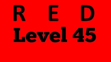 Red Level 45 By Bart Bonte Android Walkthrough Solution IOS