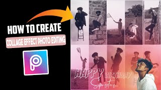 HOW TO CREATE PHOTO COLLAGE IN PICSART | HAPPY BIRTHDAY COLLAGE INSTAGRAM | PHOTO MOSAIC EFFECT | screenshot 4